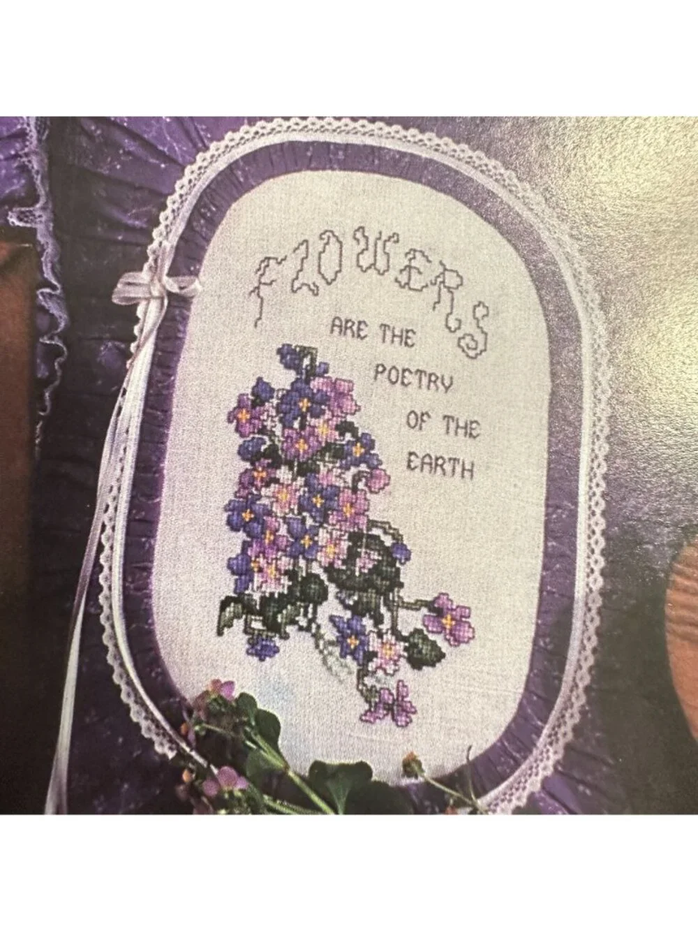 Flowers Of The Field Cross-Stitch Pattern Book 39 By Stoney Creek Book